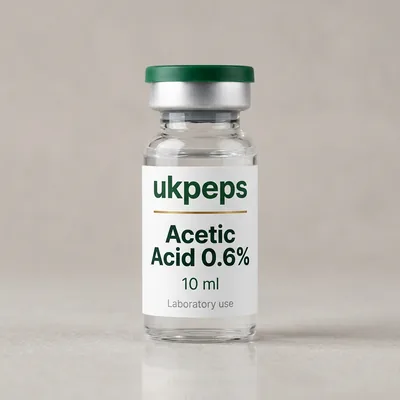 Acetic acid 0.6% 10 ml vial, UKPeps, research use only