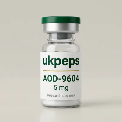 AOD-9604 5 mg vial, UKPeps, research use only