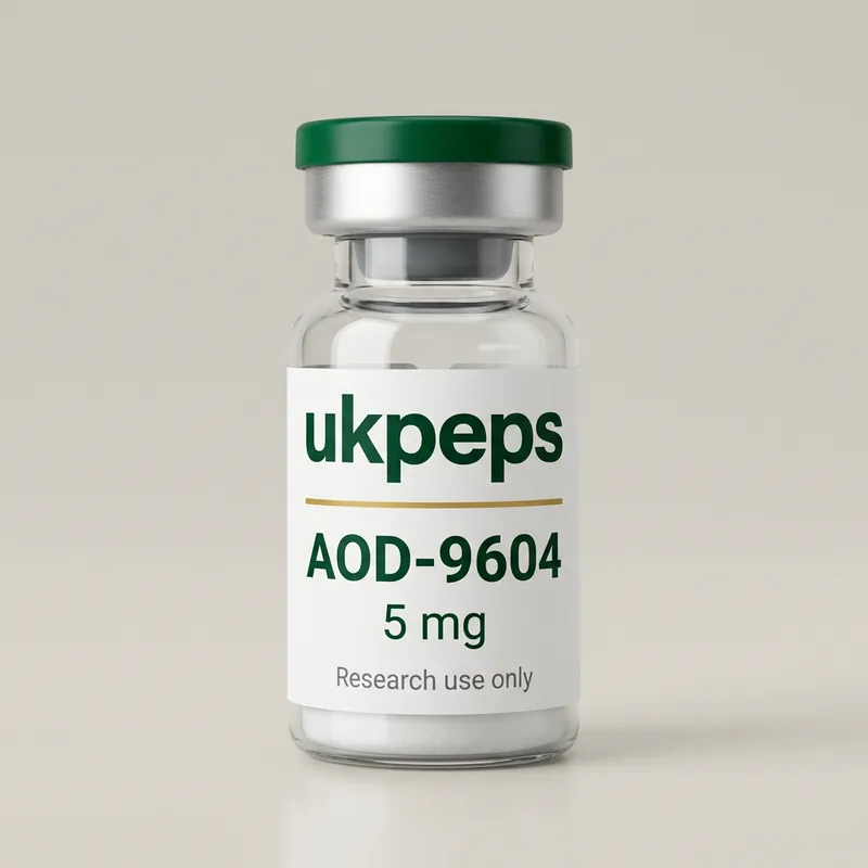 AOD-9604 5 mg vial, UKPeps, research use only