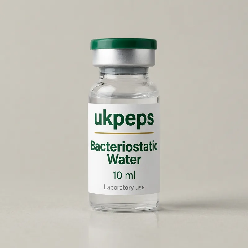 Bacteriostatic water 10 ml vial, UKPeps, research use only