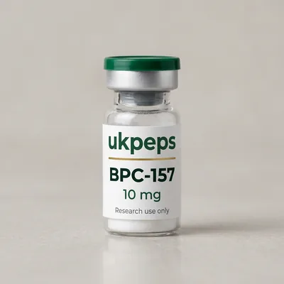 BPC-157 10 mg vial, UKPeps, research use only