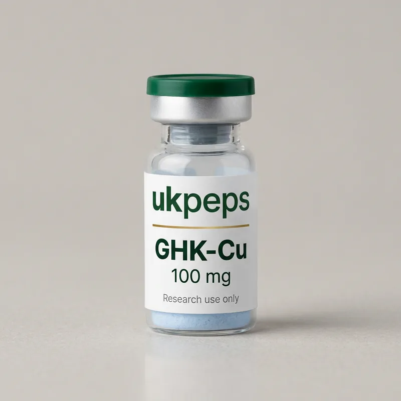 GHK-Cu 100 mg vial, UKPeps, research use only
