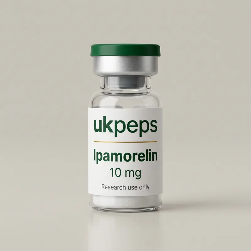 Ipamorelin 10 mg vial, UKPeps, research use only
