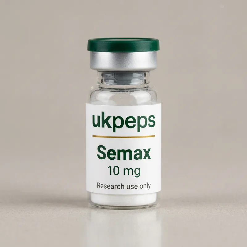 Semax 10 mg vial, UKPeps, research use only