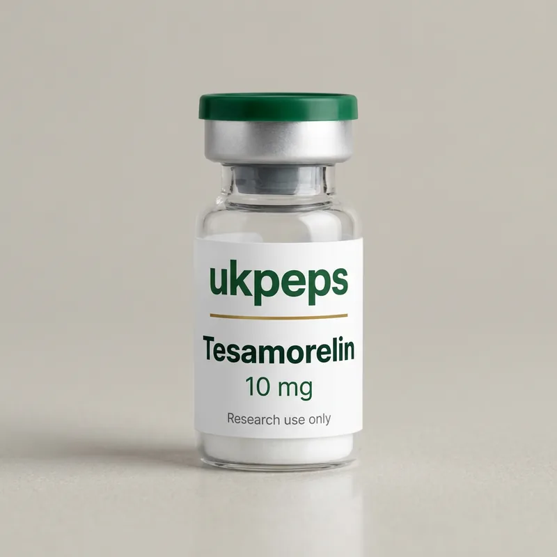 Tesamorelin 10 mg vial, UKPeps, research use only