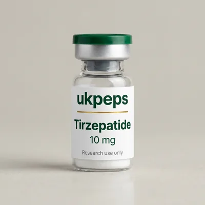 Tirzepatide 10 mg vial, UKPeps, research use only